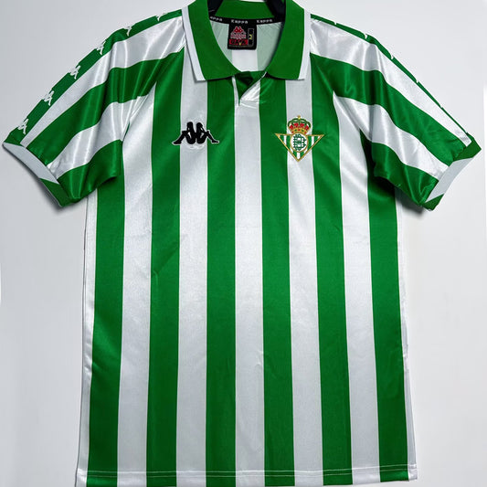 Jersey 2000/2001 R BTS Local Manga corta Versión Fan Retro