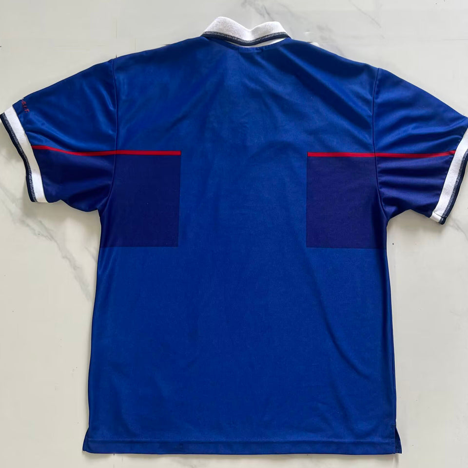 jersey 1997/99 rangers local manga corta versión fan retro