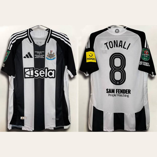 2024/25 Tonali Newcastle Jersey ventiladores casas Parches/Letras