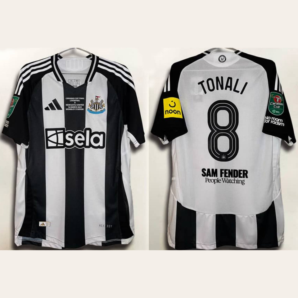 2024/25 Tonali Newcastle Jersey ventiladores casas Parches/Letras