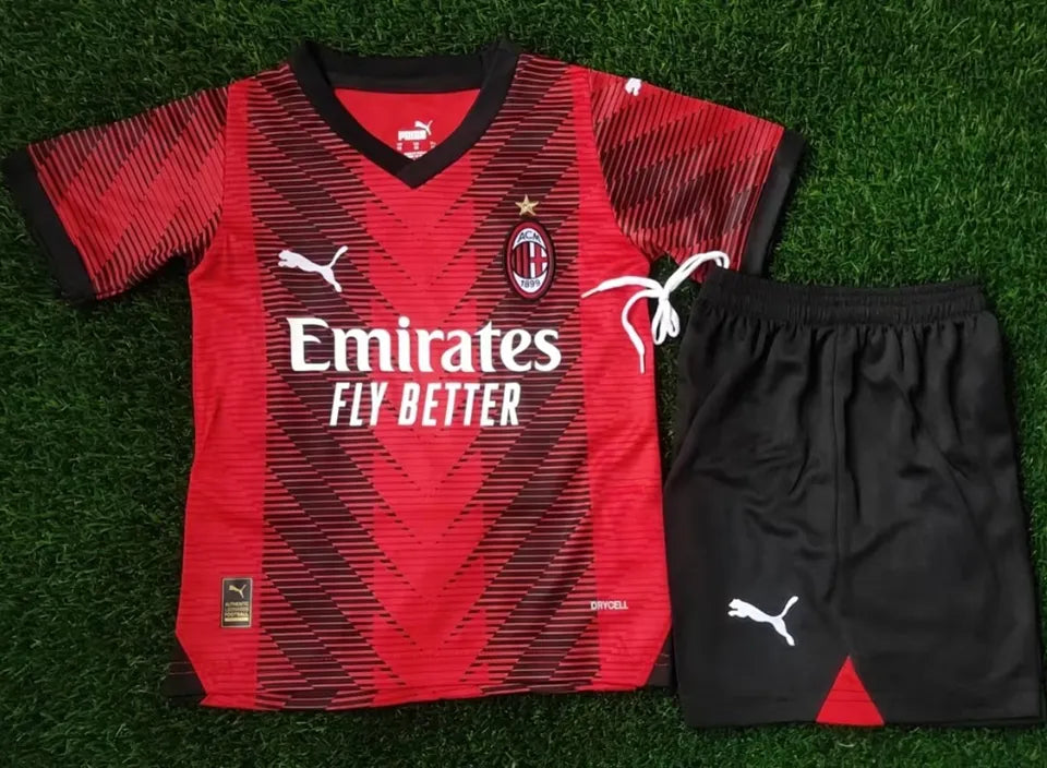 Jersey 2023/24 AC Milan Local Manga corta Niño