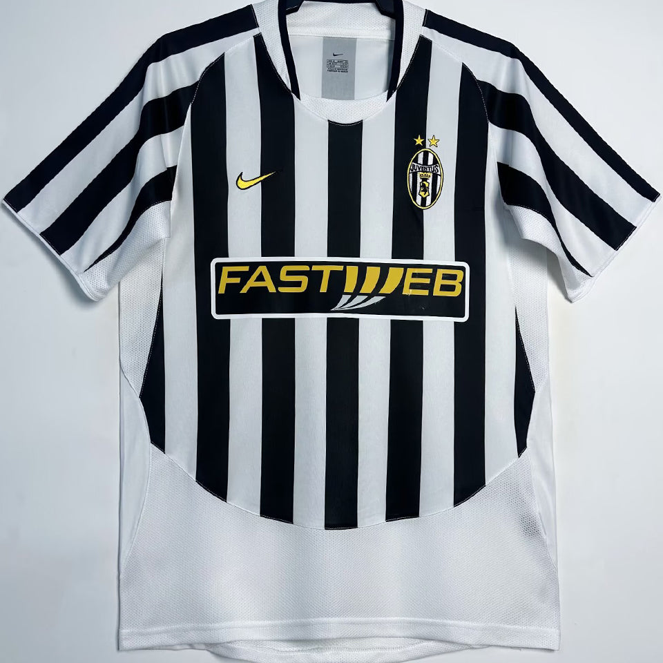 jersey 2003/04 juventus local manga corta versión fan retro