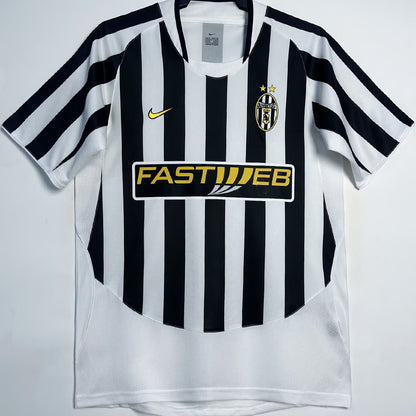 Jersey 2003/04 Juventus Local Manga corta Versión Fan Retro