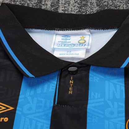 Jersey 1992/1994 Inter Milan Local Manga corta Niño Retro