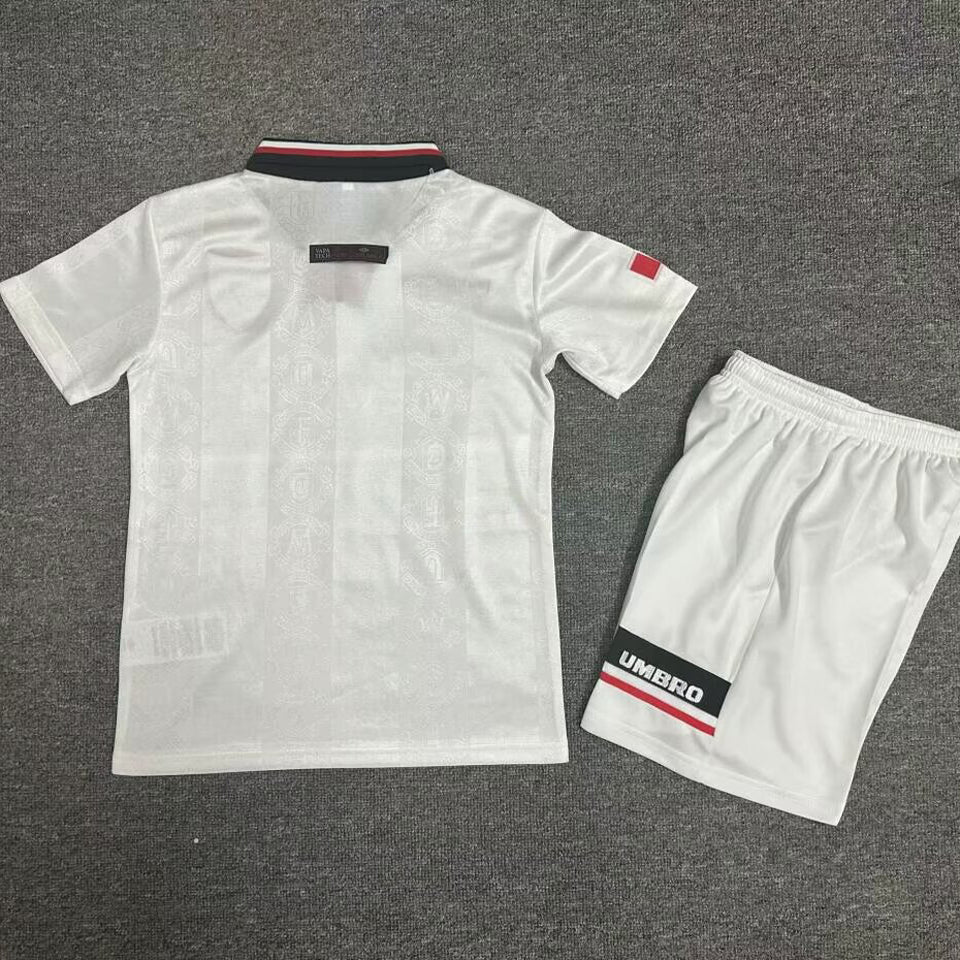 jersey 1998/99 manchester united visitante manga corta niño retro