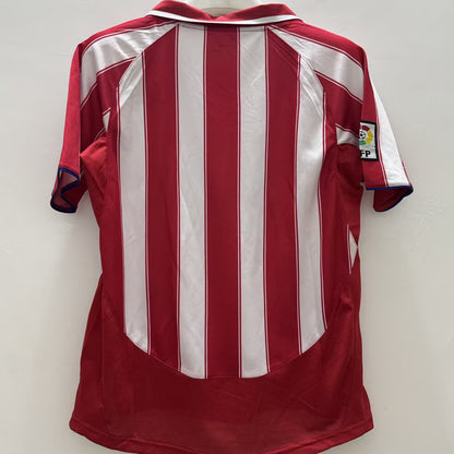 Jersey 2003/2004 Atletico de Madrid Local Manga corta Versión Fan Retro