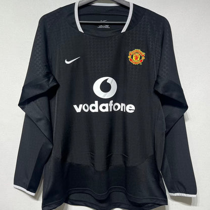 Jersey 2003/2004 Manchester United Visitante Manga larga Versión Fan Retro