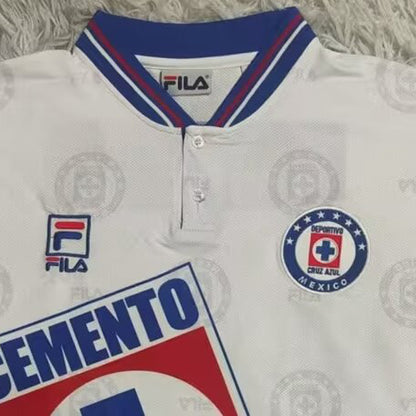 Jersey 1997/98 Cruz Azul Visitante Manga corta Versión Fan Retro