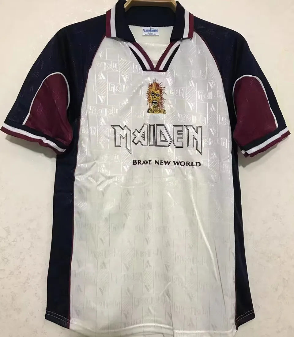 Jersey 1999 Iron Maiden Especial Manga corta Versión Fan Retro