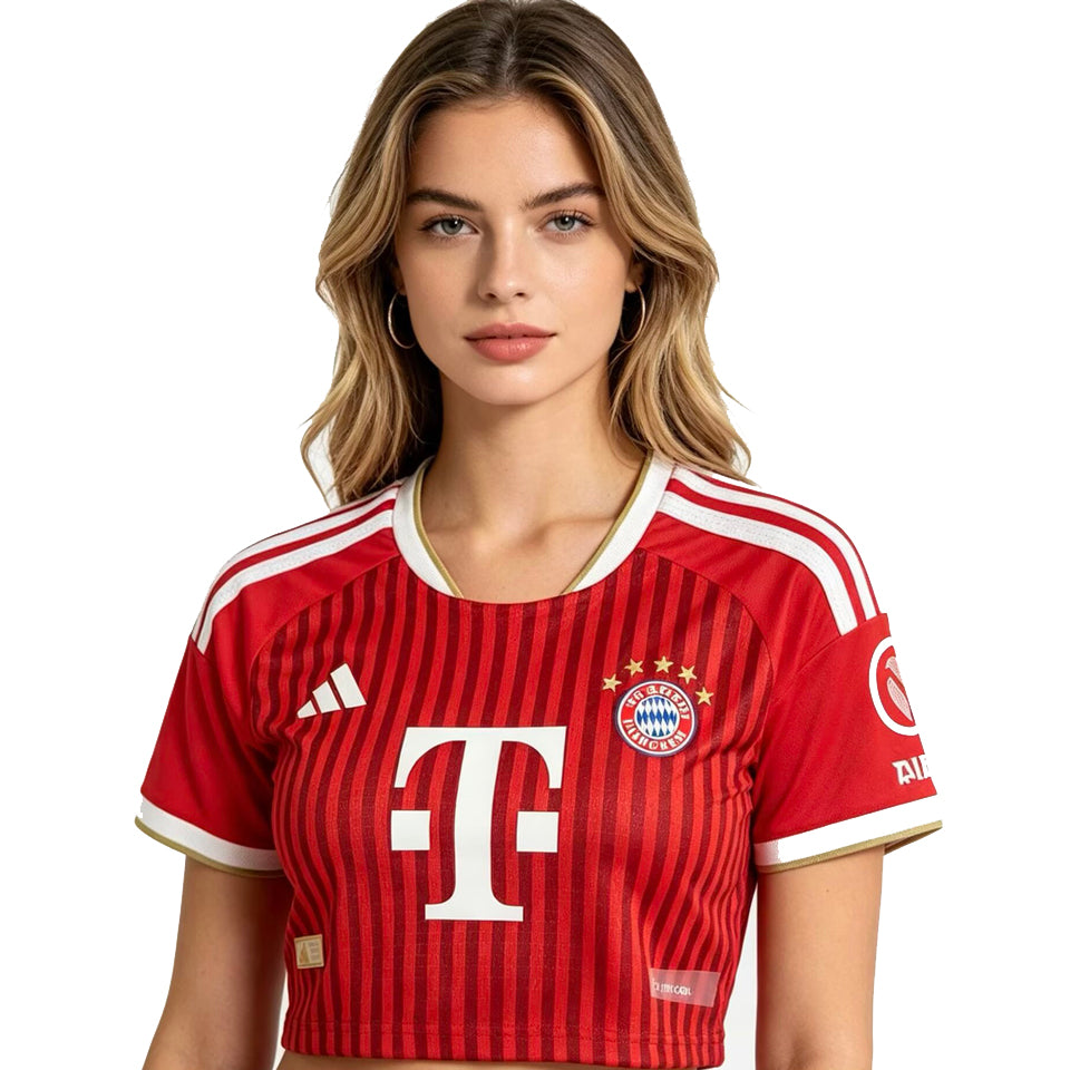 jersey 2026/27 bayern munich local manga corta mujer