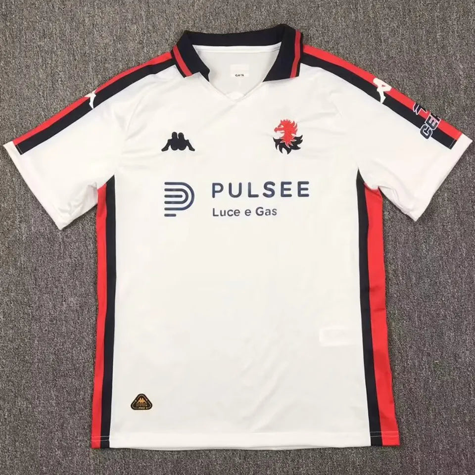 Jersey 2024/25 Genoa Visitante Manga corta Versión Fan