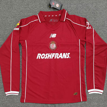 Jersey 2026/27 Deportivo Toluca Local Manga larga Versión Fan