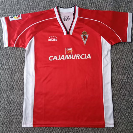 Jersey 1999/2001 Murcia Local Manga corta Versión Fan Retro