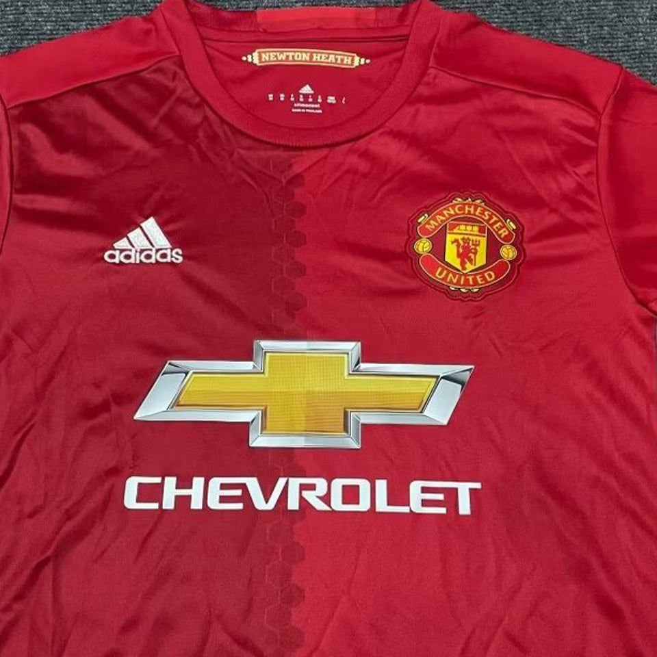 Jersey 2016/17 Manchester United Local Manga corta Versión Fan Retro