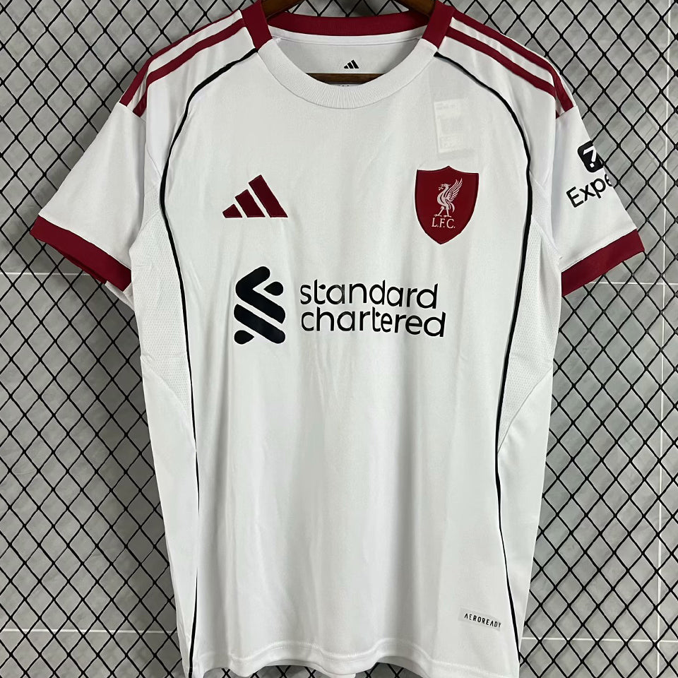 Jersey 2025/26 Liverpool Visitante Manga corta Versión Fan