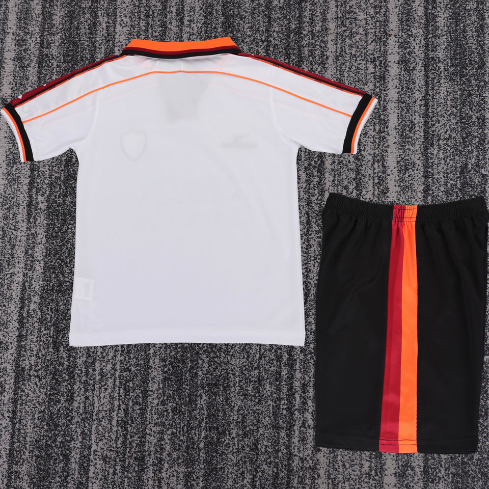 jersey 1998/1999 roma visitante manga corta niño retro