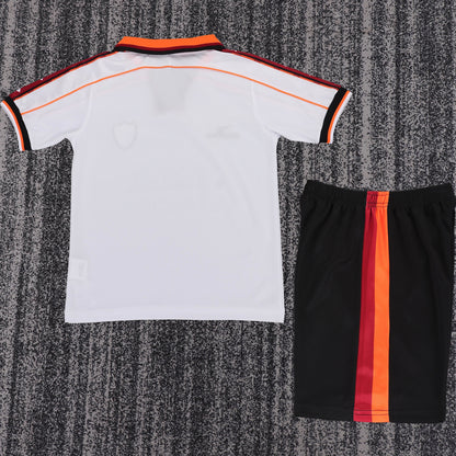 Jersey 1998/1999 Roma Visitante Manga corta Niño Retro