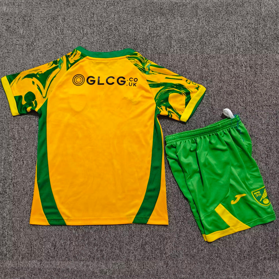 jersey 2026/27 norwich local manga corta niño
