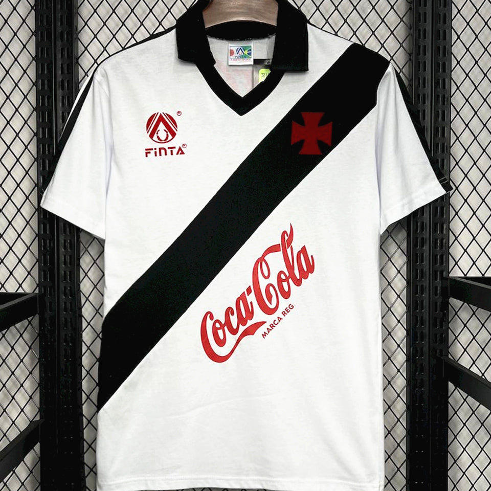 jersey 1988 vasco visitante manga corta versión fan retro