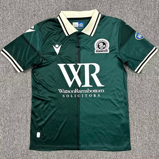 Jersey 2025/26 Blackburn Visitante Manga corta Versión Fan