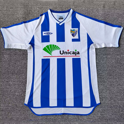 Jersey 2001/2002 Malaga Local Manga corta Versión Fan Retro