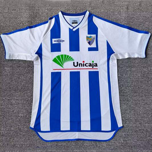 Jersey 2001/2002 Malaga Local Manga corta Versión Fan Retro