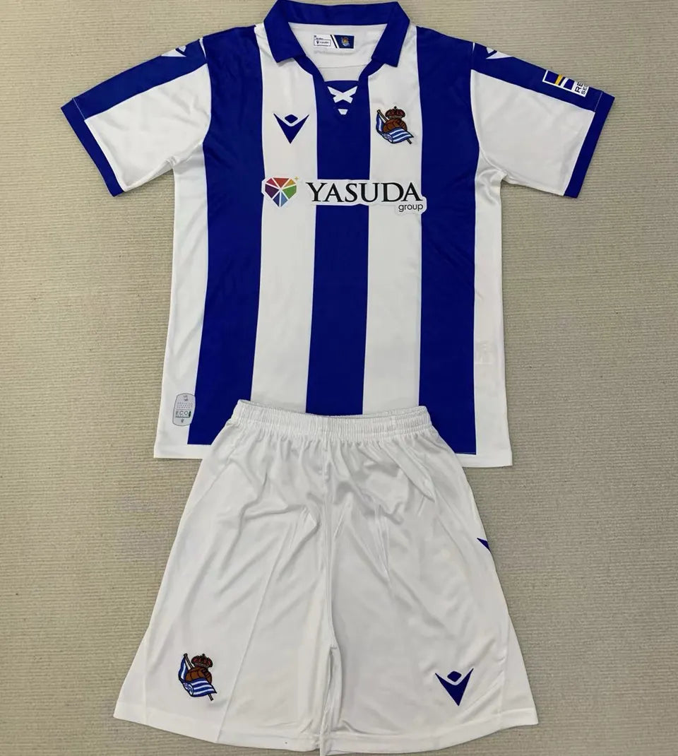 Jersey 2024/25 Real Sociedad Local Manga corta Niño