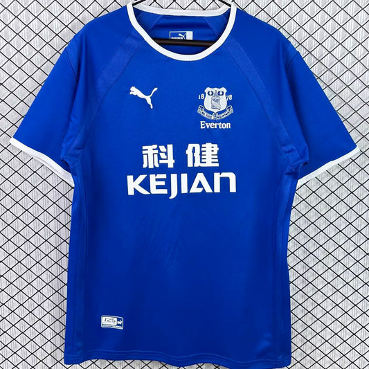 Jersey 2003/2004 Everton Local Manga corta Versión Fan Retro