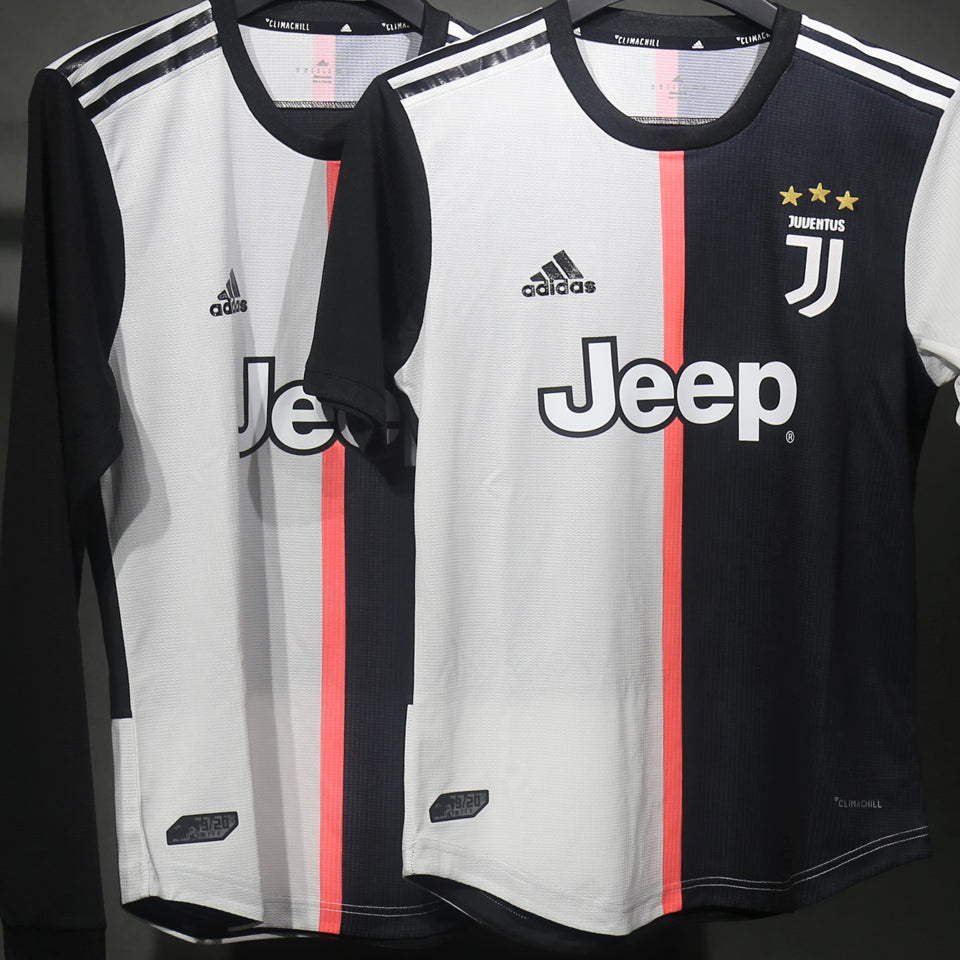 Jersey 2019/20 Juventus Local Manga larga Versión Jugador Retro