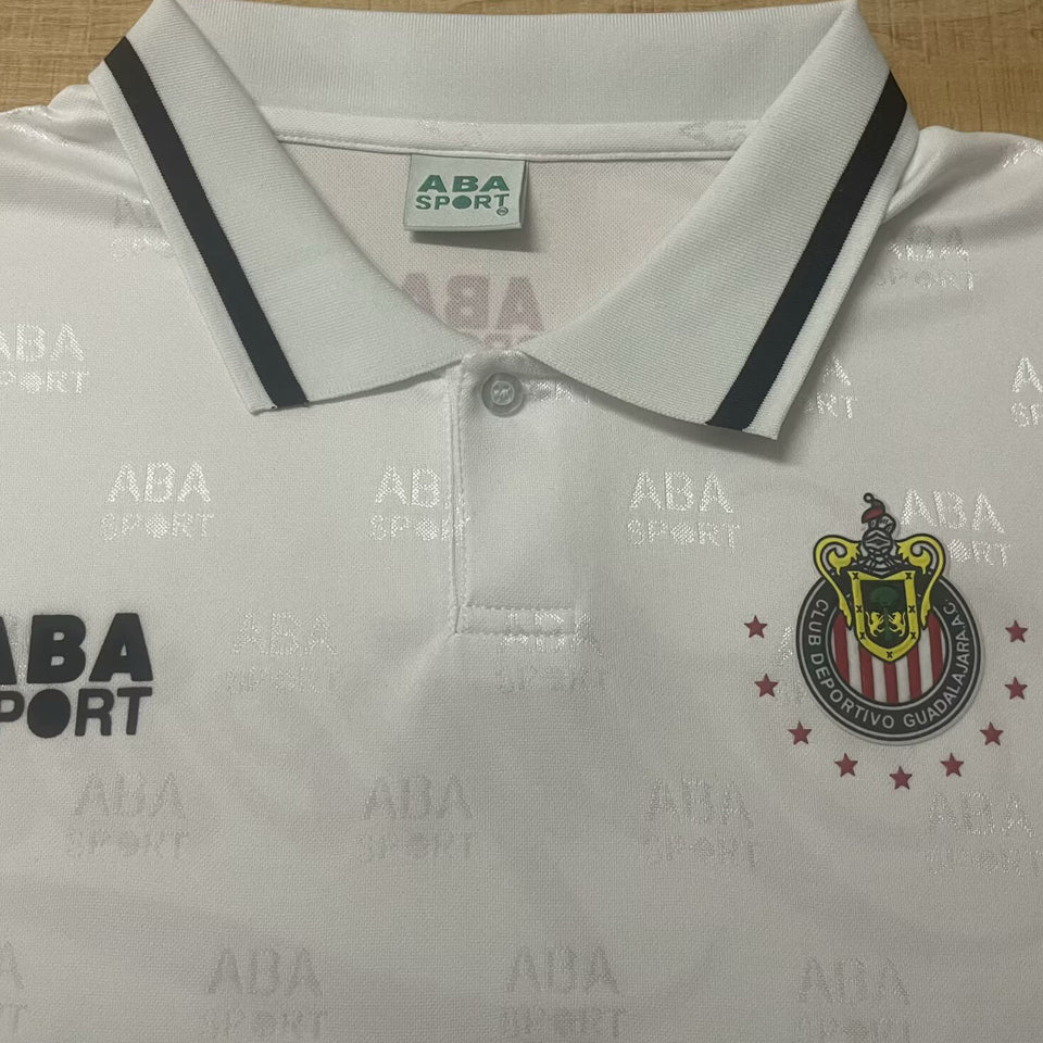 jersey 1994/95 chivas visitante manga larga versión fan retro