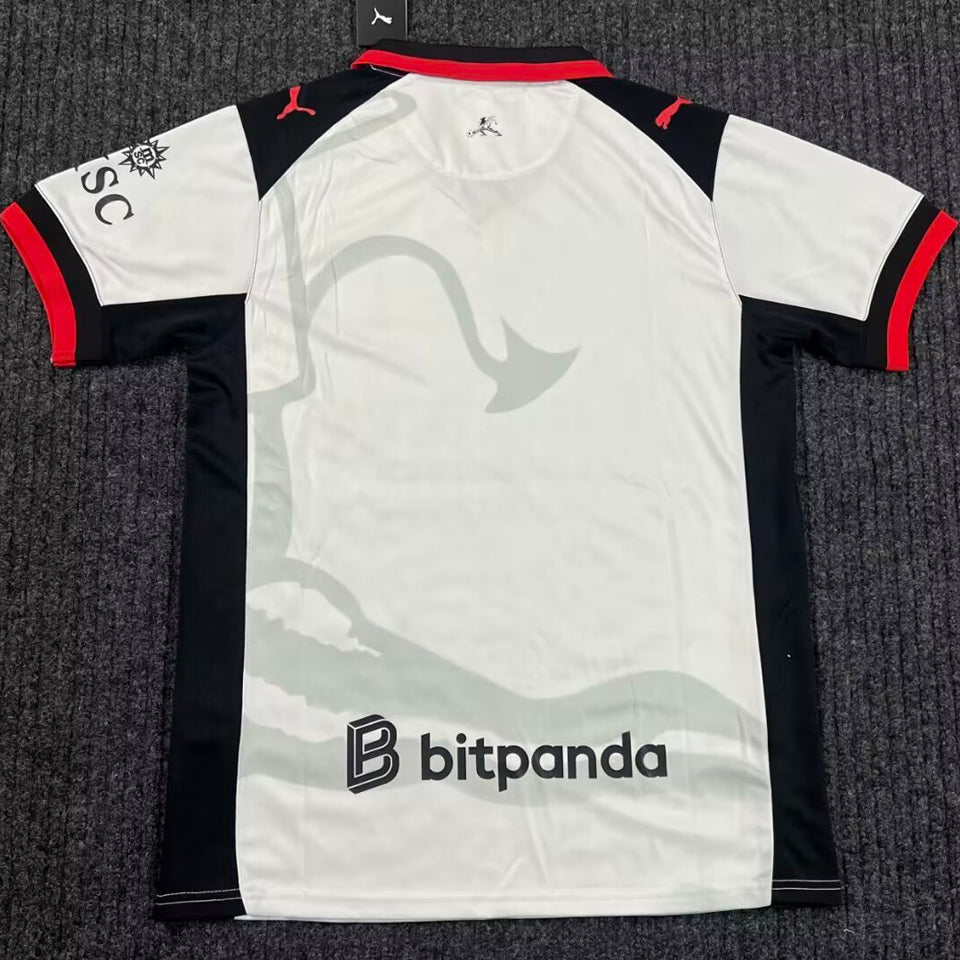 jersey 2025/26 ac milan especial manga corta versión fan