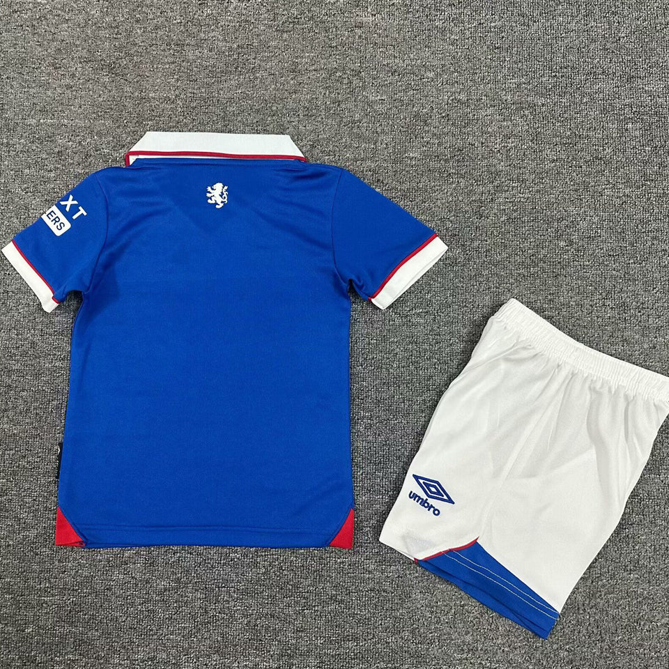 Jersey 2025/26 Glasgow Rangers Local Manga corta Niño