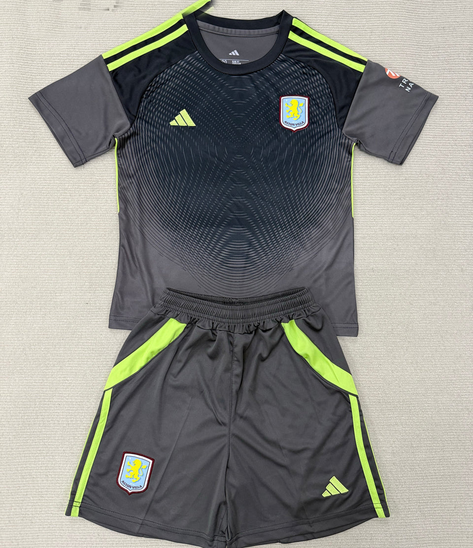 jersey 2025/26 aston villa portero manga corta niño