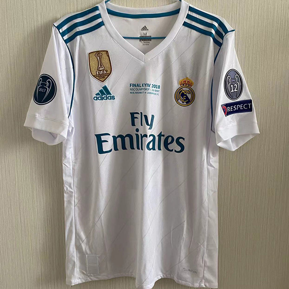 2017/18 real madrid parches/letras