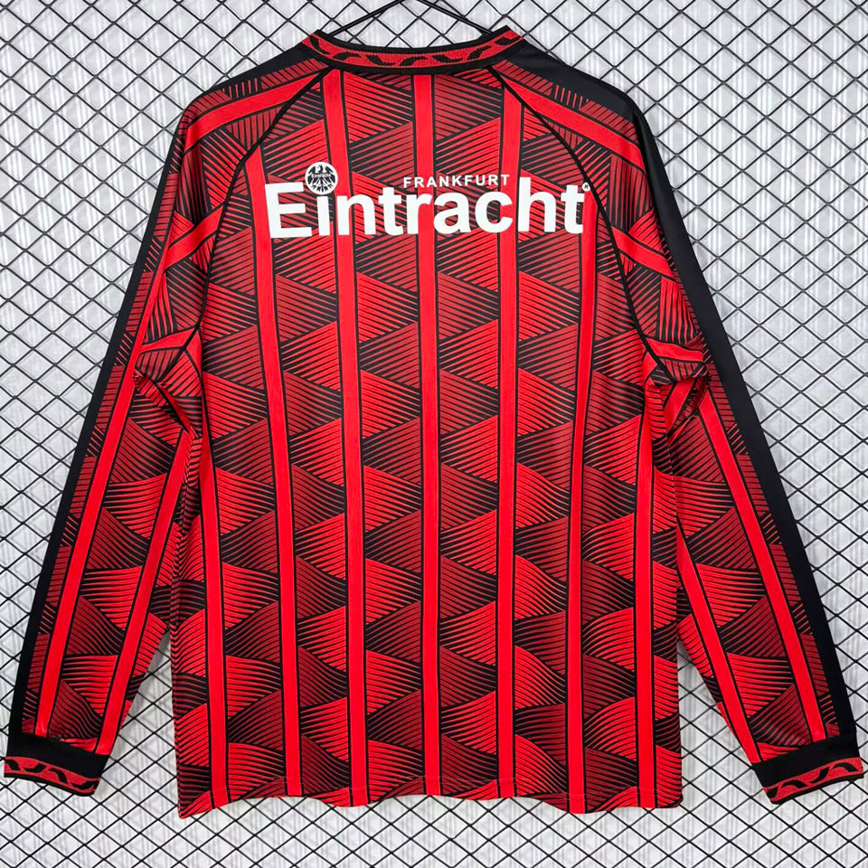 jersey 1995/1996 frankfurt local manga larga versión fan retro