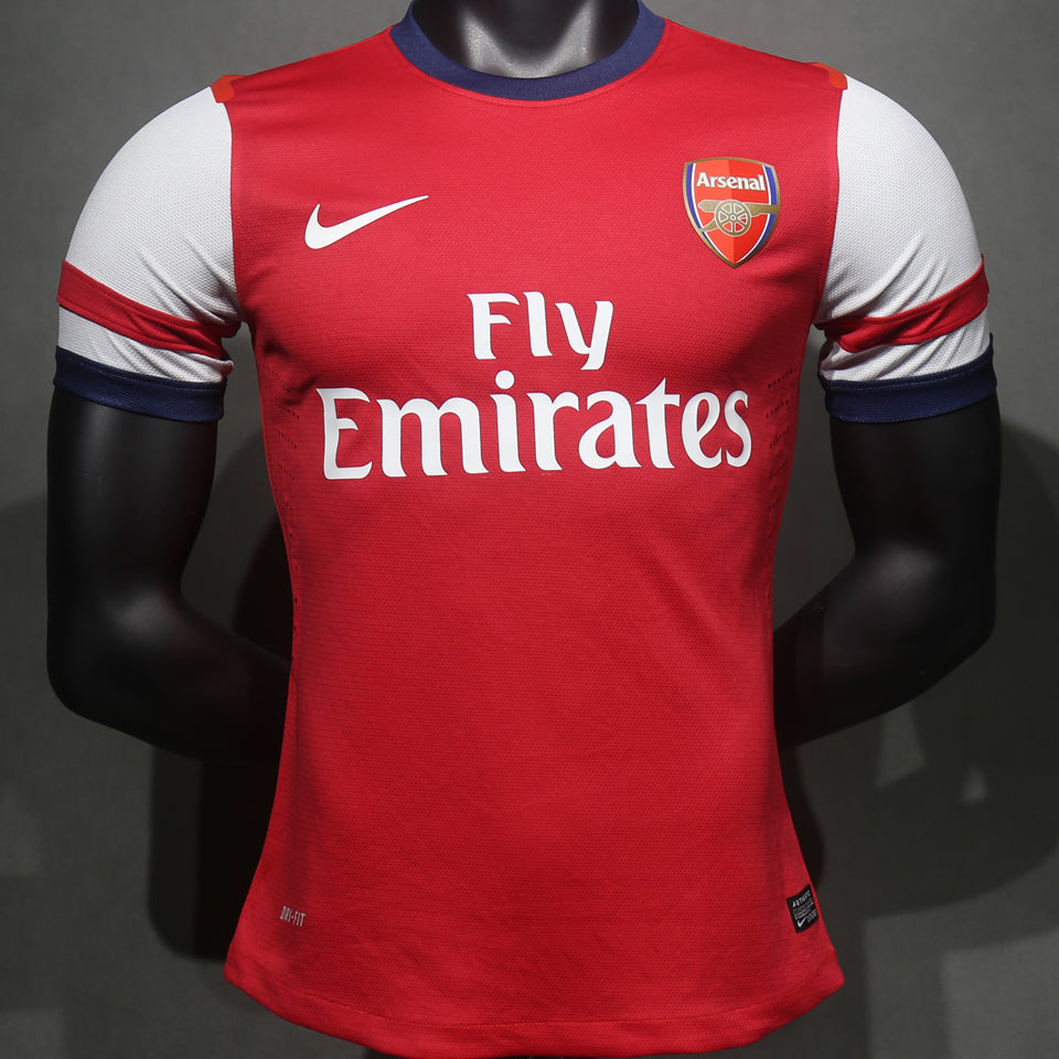 Jersey 2012/13 Arsenal Local Manga corta Versión Jugador Retro