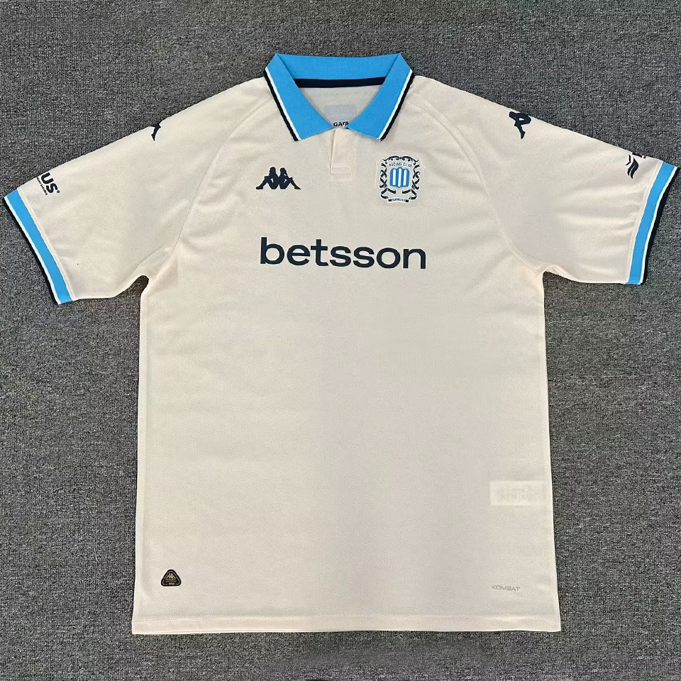 jersey 2025/26 racing tercero manga corta versión fan