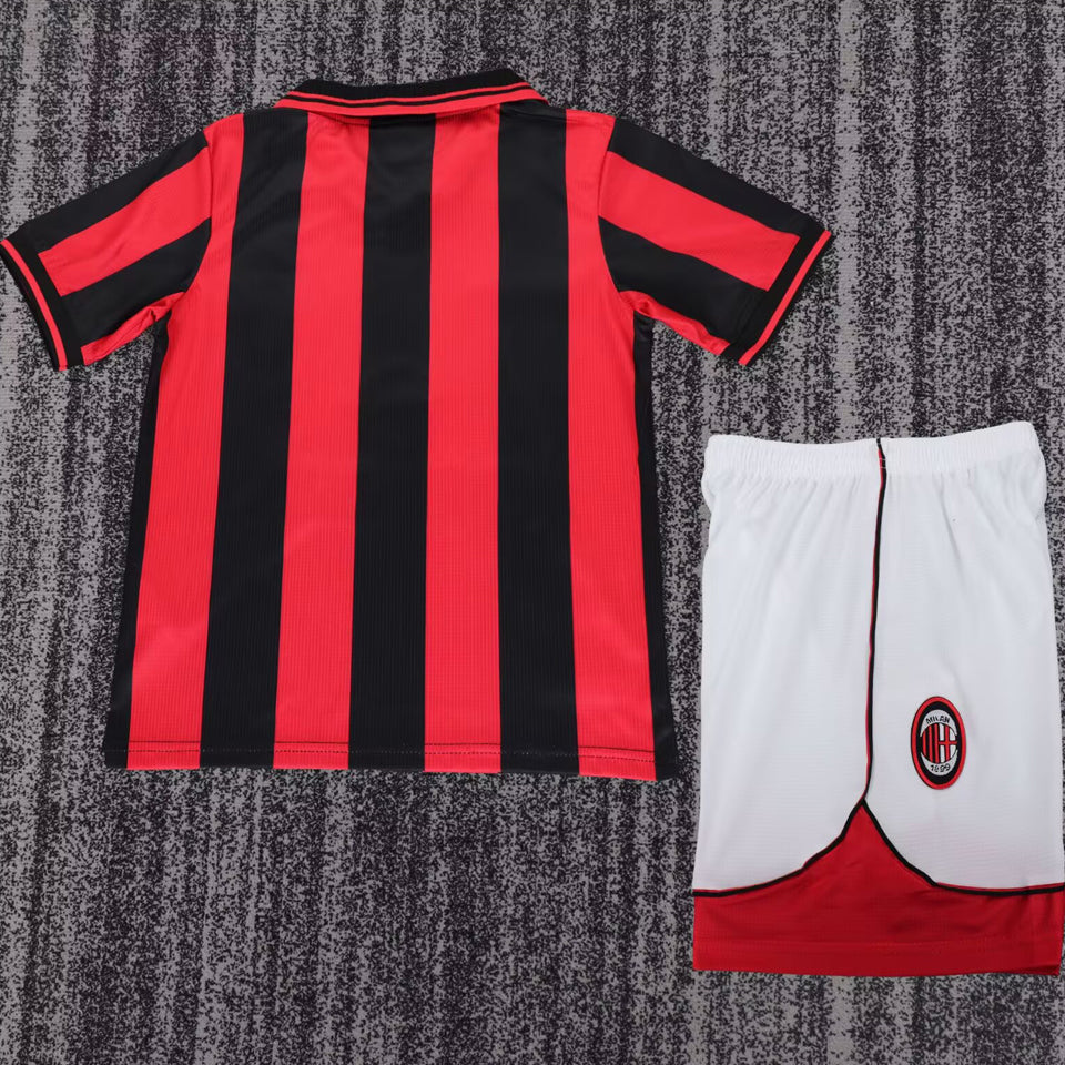 jersey 1997/1998 ac milan local manga corta niño retro