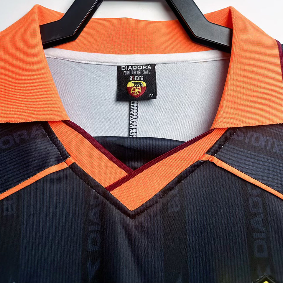 jersey 1999/2000 roma tercero manga larga versión fan retro