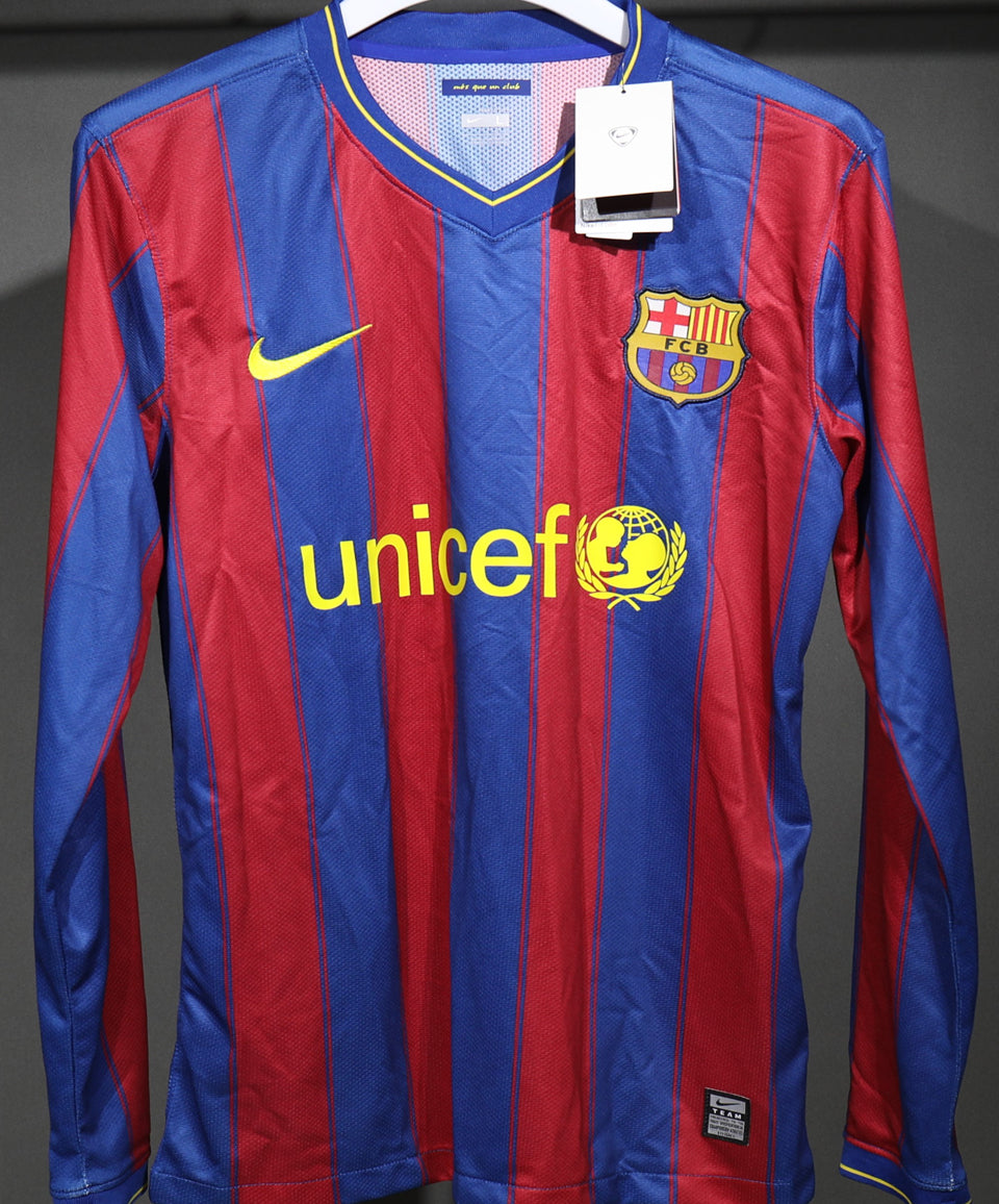 jersey 2009/10 a local manga larga versión jugador retro