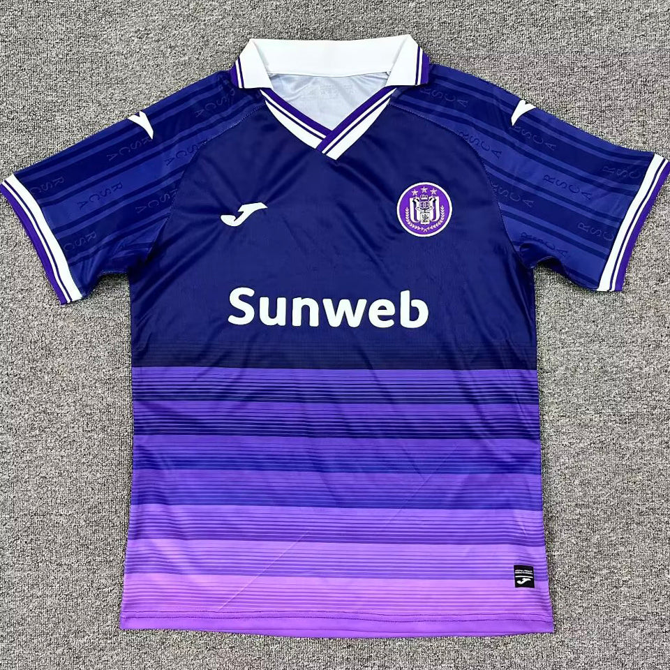 jersey 2025/26 rsc anderlecht local manga corta versión fan