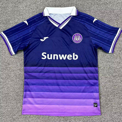 Jersey 2025/26 RSC Anderlecht Local Manga corta Versión Fan