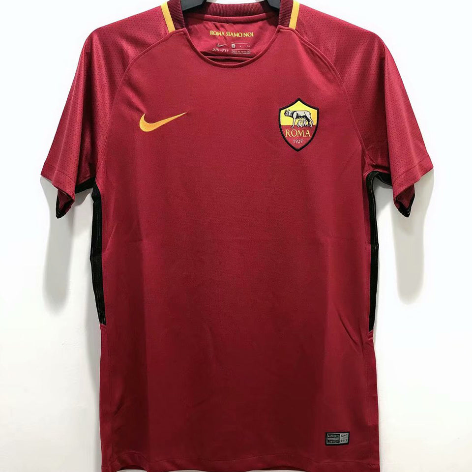 jersey 2017/18 roma local manga corta versión fan retro