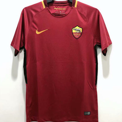 Jersey 2017/18 Roma Local Manga corta Versión Fan Retro