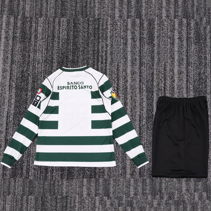 Jersey 2001/2003 Lisbon Local Manga larga Niño Retro