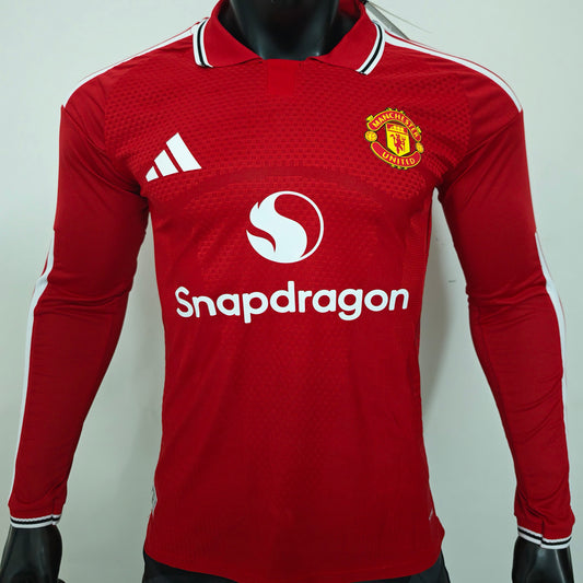 Jersey 2026/27 Manchester United Local Manga larga Versión Jugador