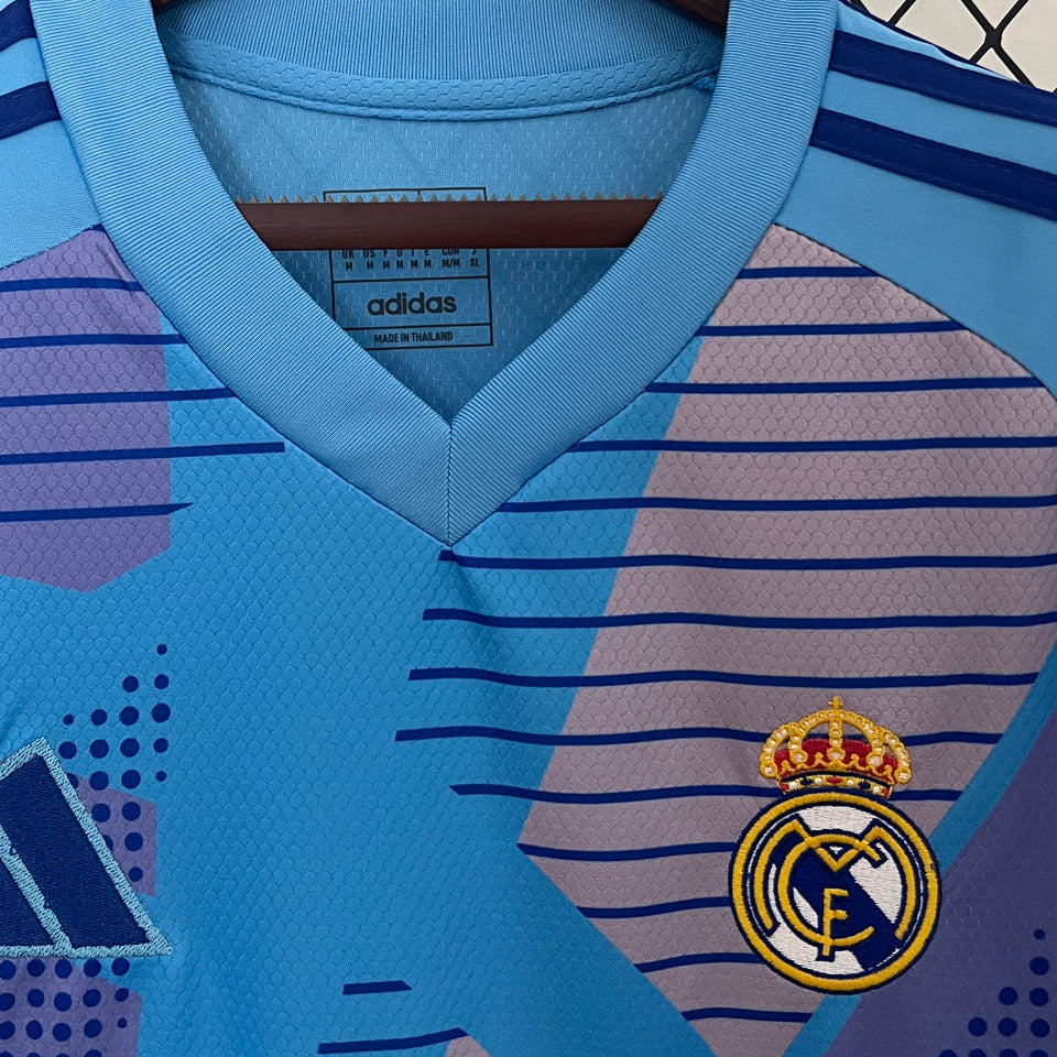 Jersey 2024/25 Real Madrid Portero Manga corta Versión Fan