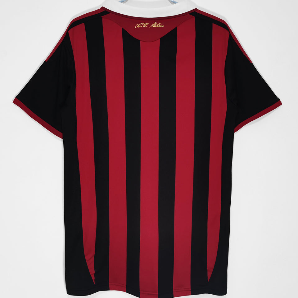 jersey 2009/10 ac milan local manga corta versión fan retro