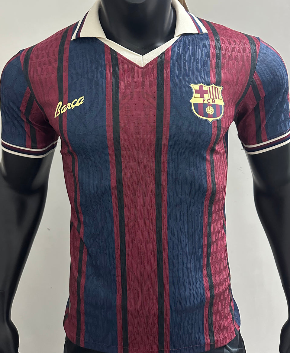 jersey 2025 barcelona especial manga corta versión jugador retro