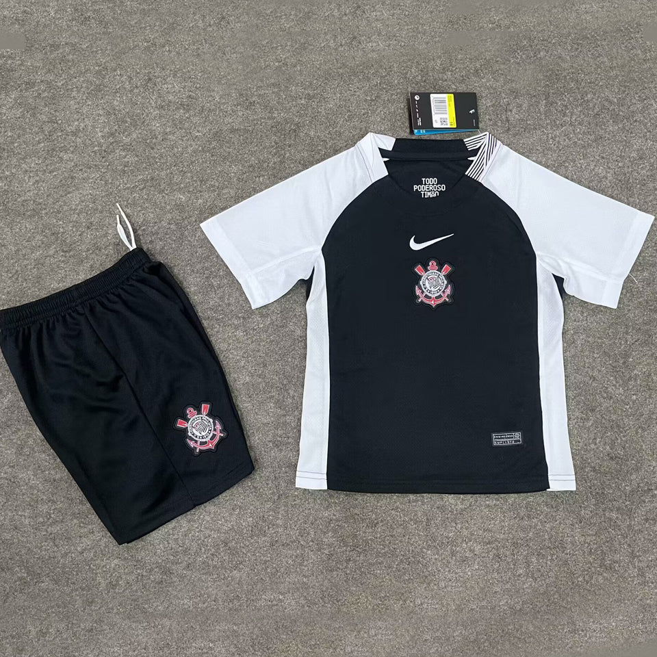Jersey 2025/26 Corinthians Visitante Manga corta Niño